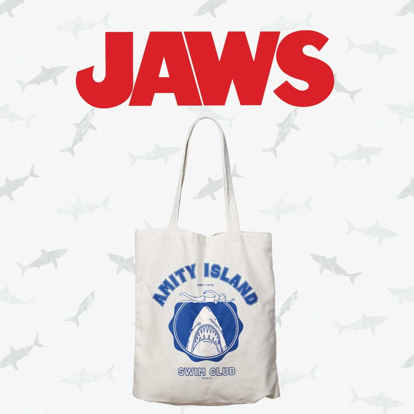 Jaws Amity Island Tote Bag