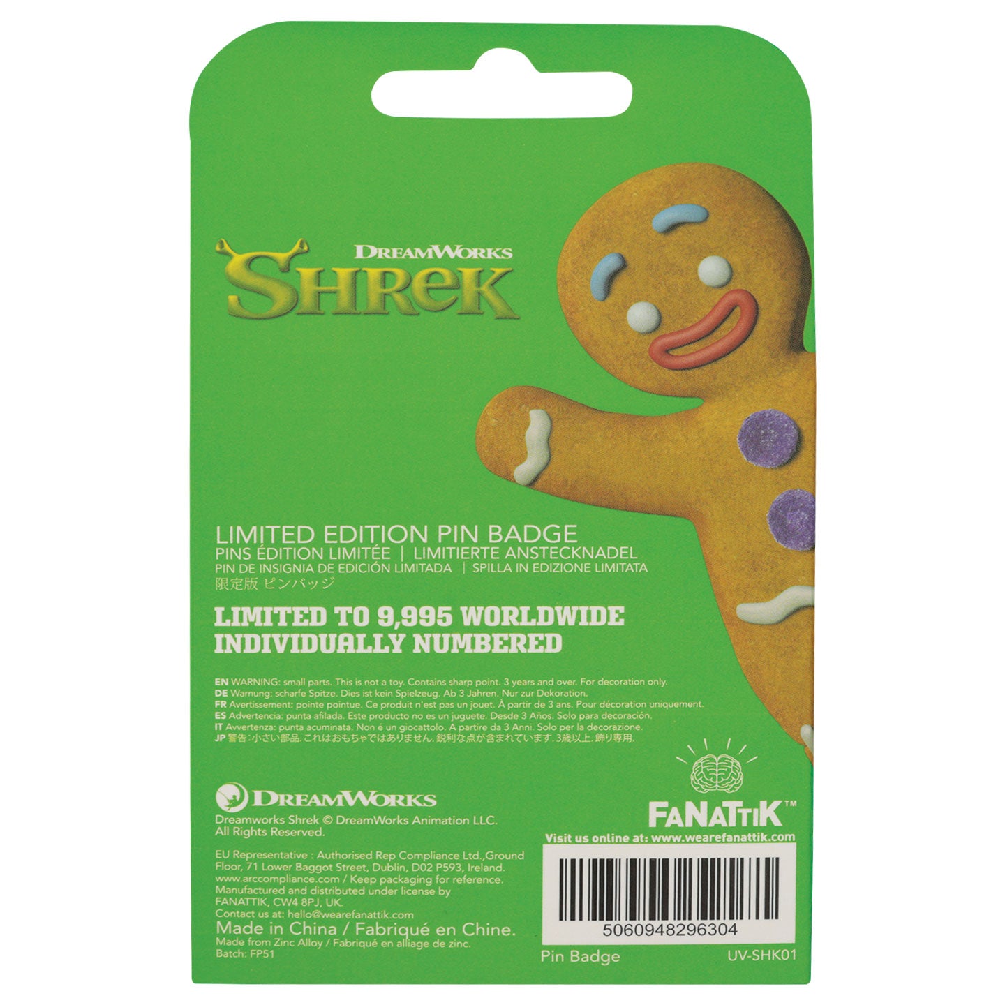 Shrek Pin Badge
