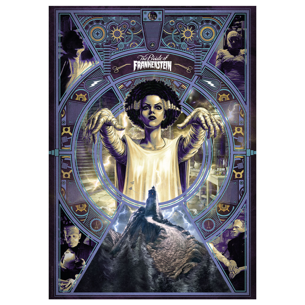 monsters bride Universal Monsters Bride of Frankenstein Limited Edition Art Print – Fanattik