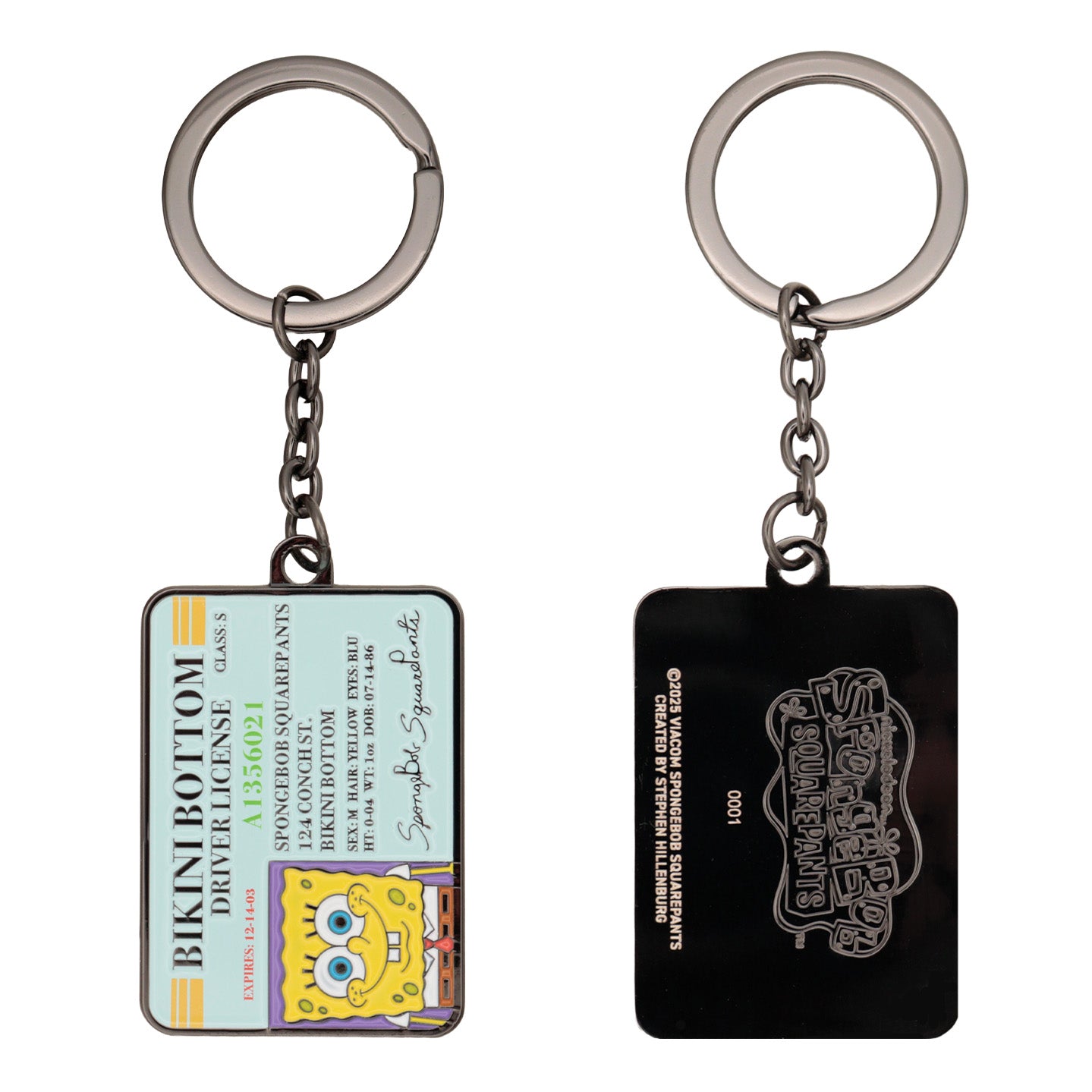 SpongeBob SquarePants Driver License Keyring