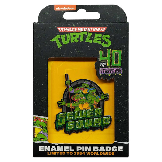 40th anniversary Teenage Mutant Ninja Turtles limited edition pin badge from Fanattik