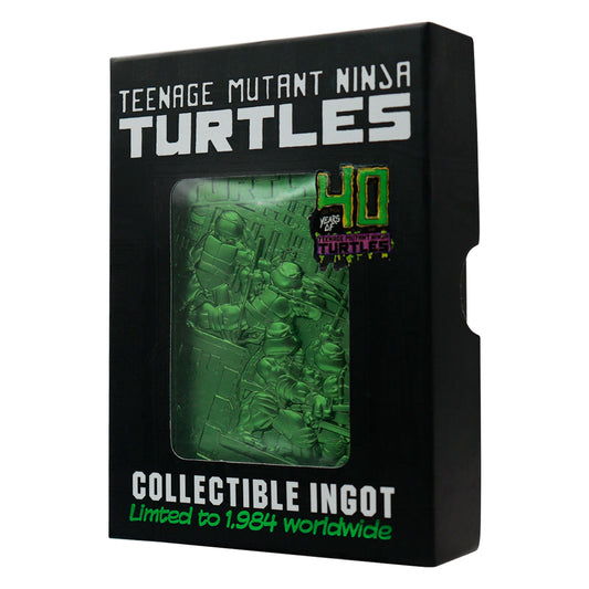 Limited edition Teenage Mutant Ninja Turtles collectible ingot from Fanattik