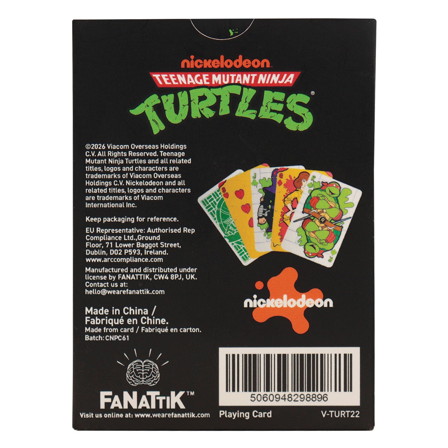 Teenage Mutant Ninja Turtles – Playing Cards