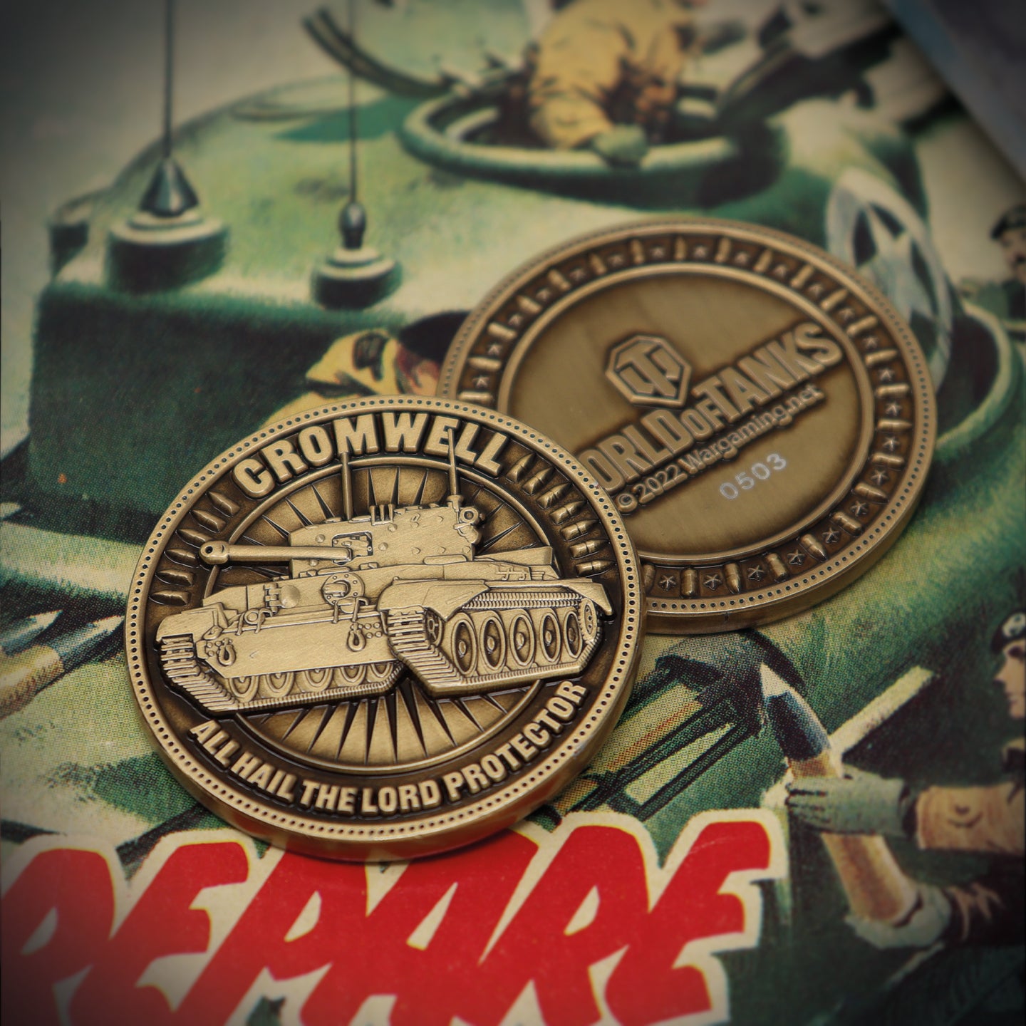 World of Tanks Limited Edition Cromwell Tank Collectible Coin