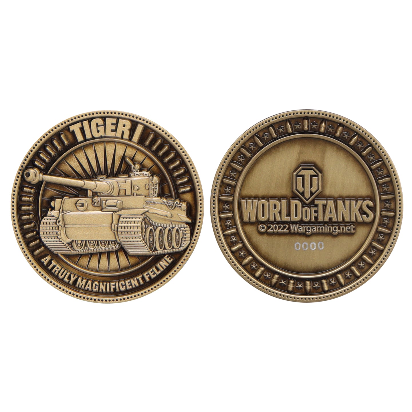 World of Tanks Limited Edition Tiger I Tank Collectible Coin