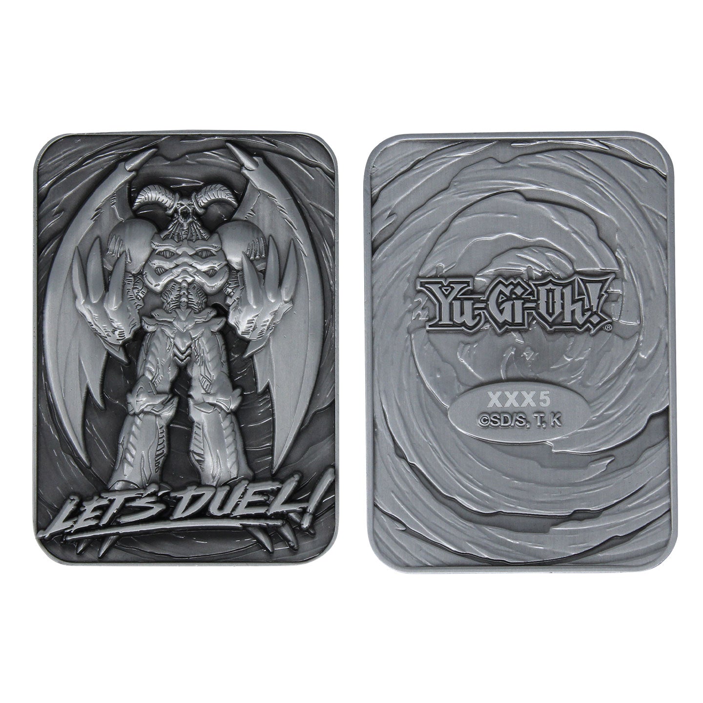 Yu-Gi-Oh! limited edition summoned skull metal card from Fanattik