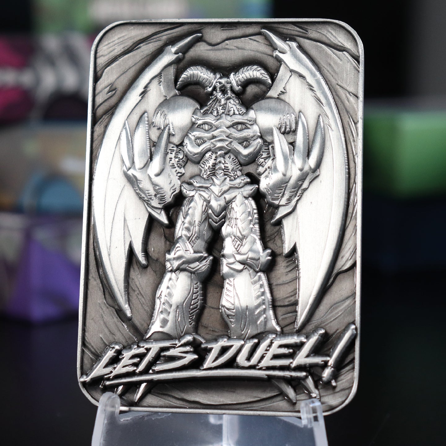 Yu-Gi-Oh! limited edition summoned skull metal card from Fanattik