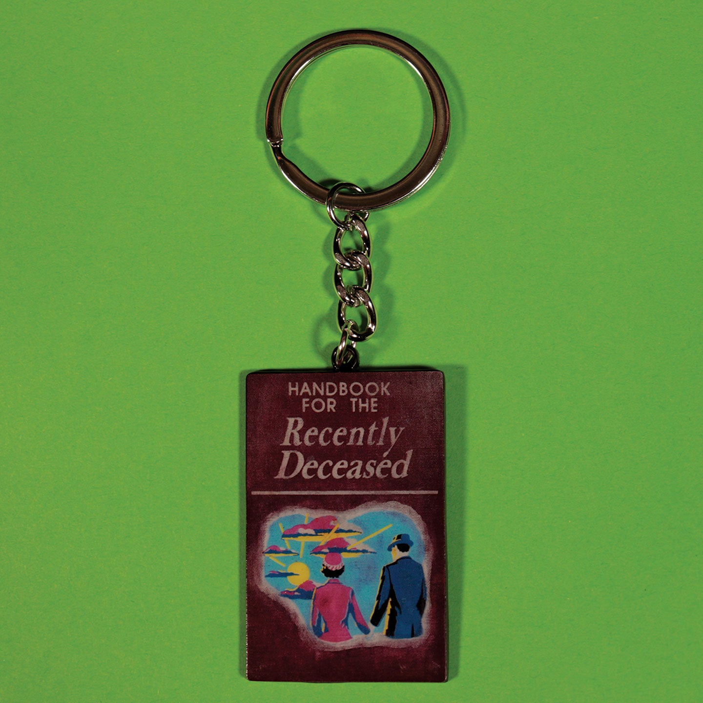Beetlejuice Handbook of the Recently Deceased Keyring