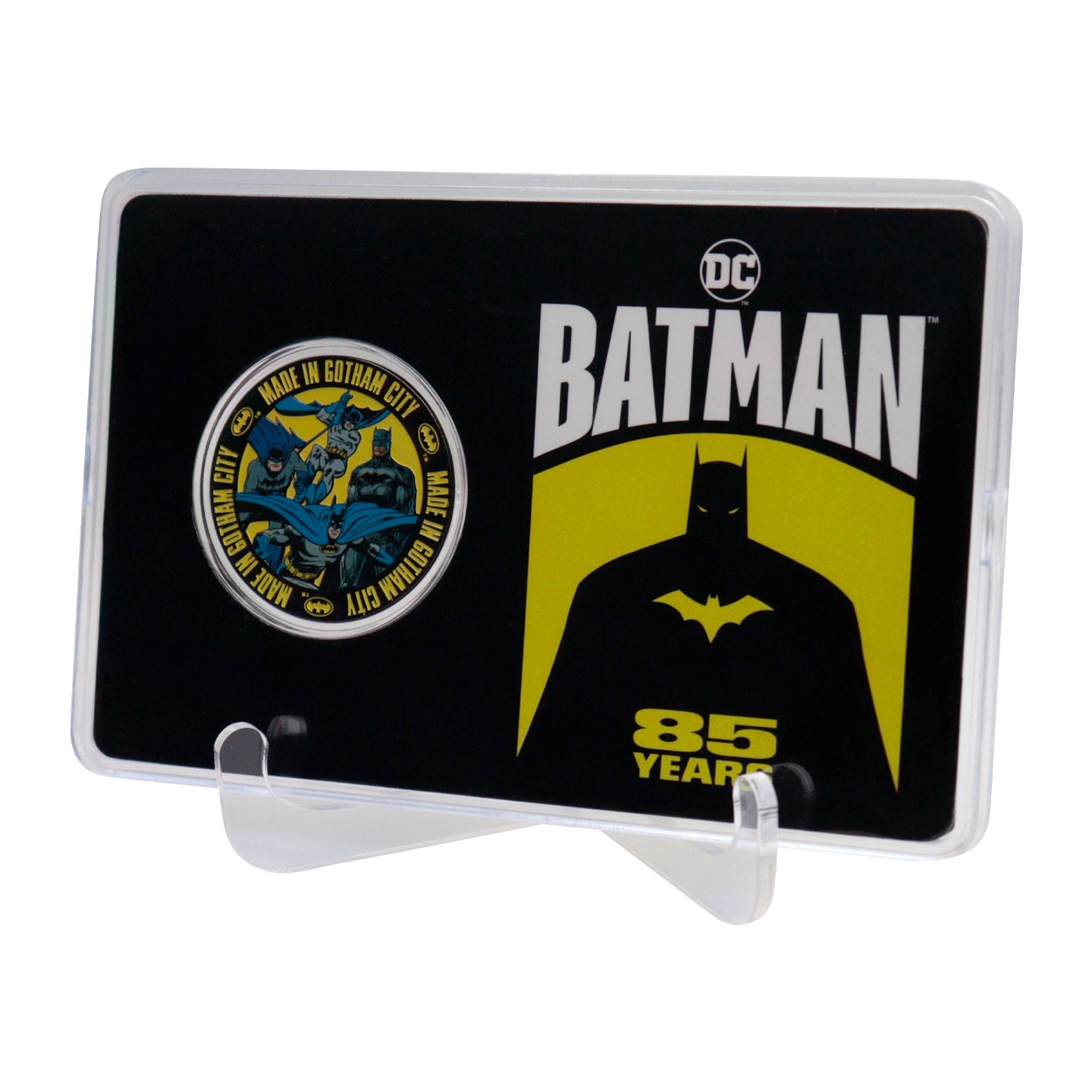 Batman 85th anniversary collectible coin from Fanattik