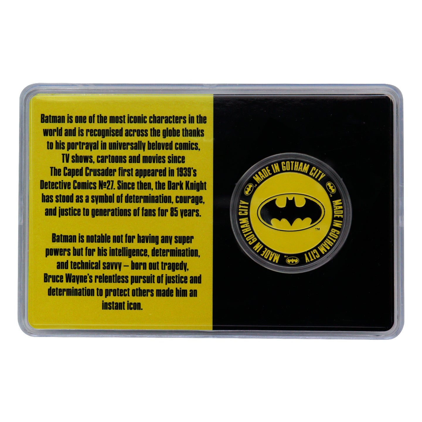 Batman 85th anniversary collectible coin from Fanattik