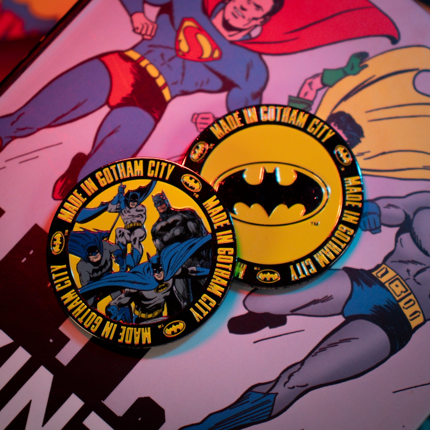 Batman 85th anniversary collectible coin from Fanattik