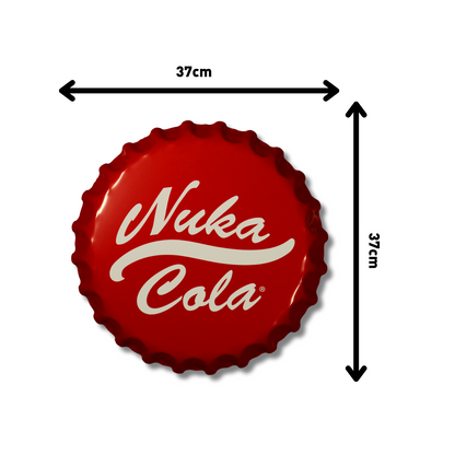 Fallout Nuka-Cola Bottle Cap Tin Sign