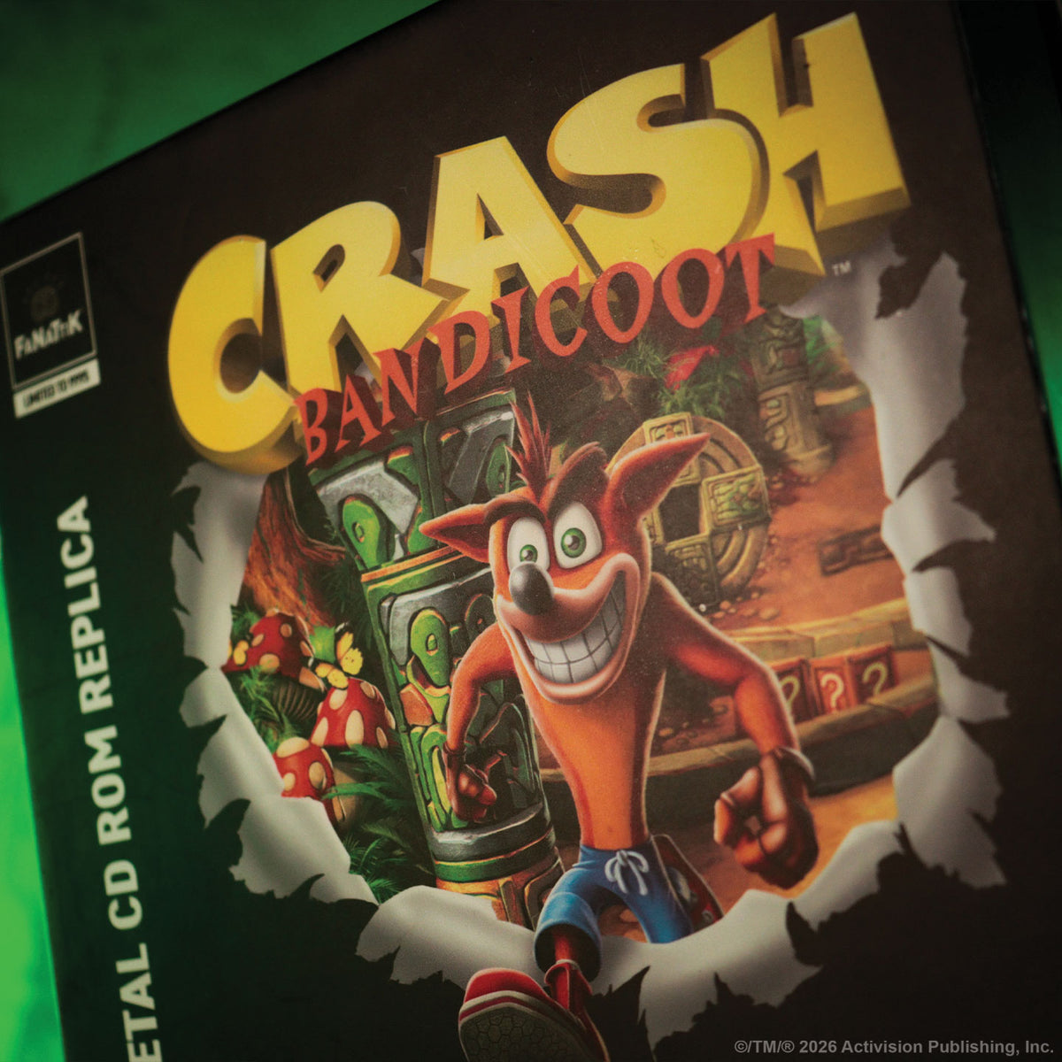Crash Bandicoot - Limited Edition Metal CD-ROM Collectible
