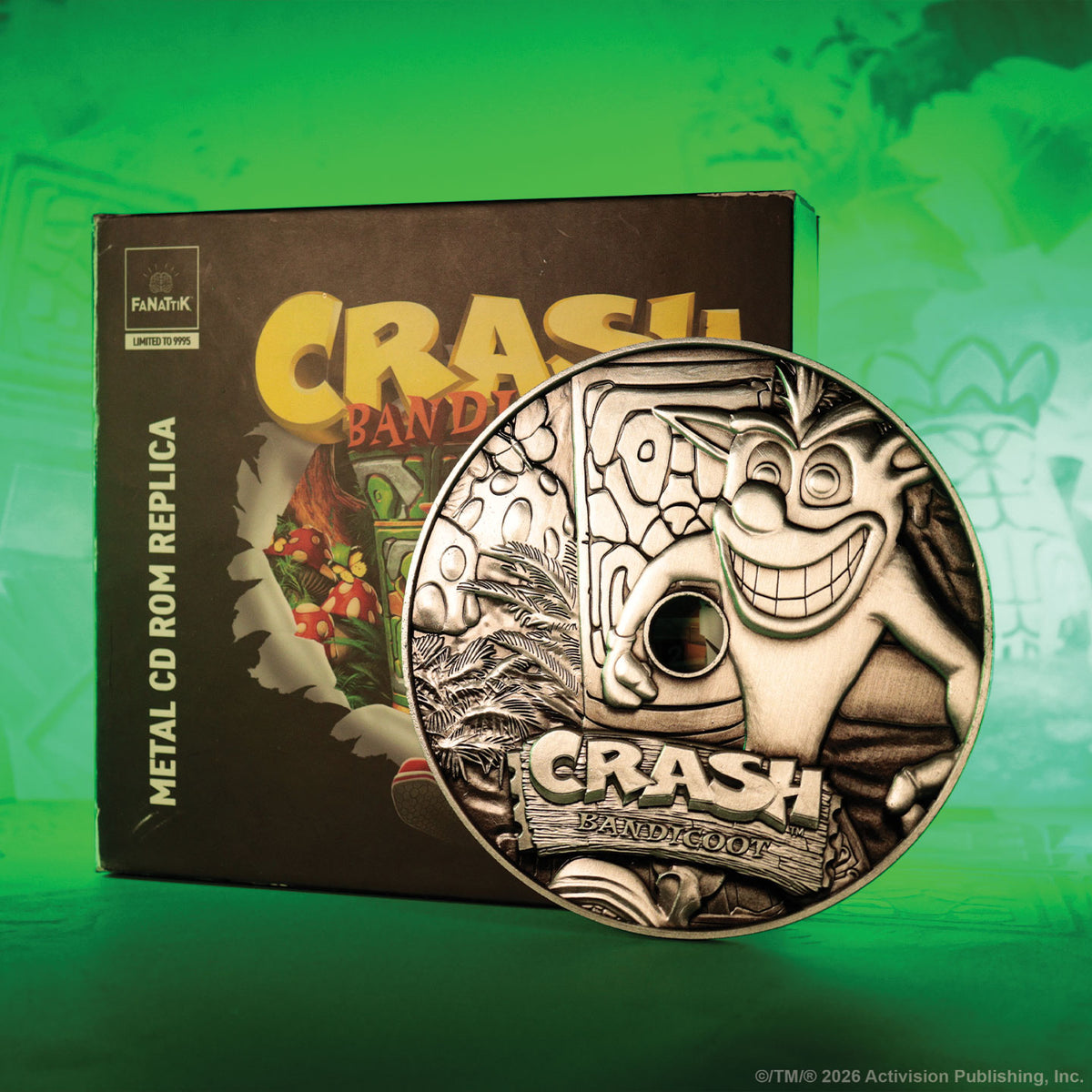 Crash Bandicoot - Limited Edition Metal CD-ROM Collectible