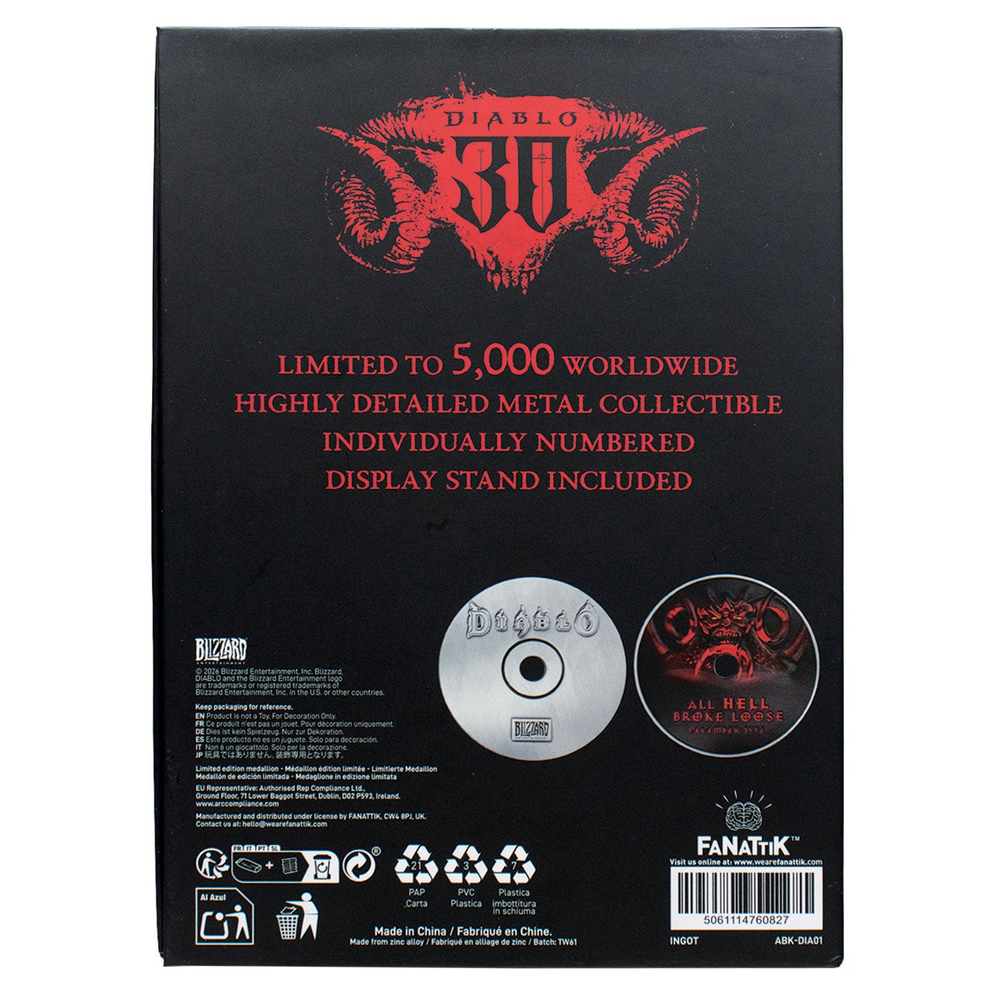 Diablo - Limited Edition 30th Anniversary CD-ROM Replica
