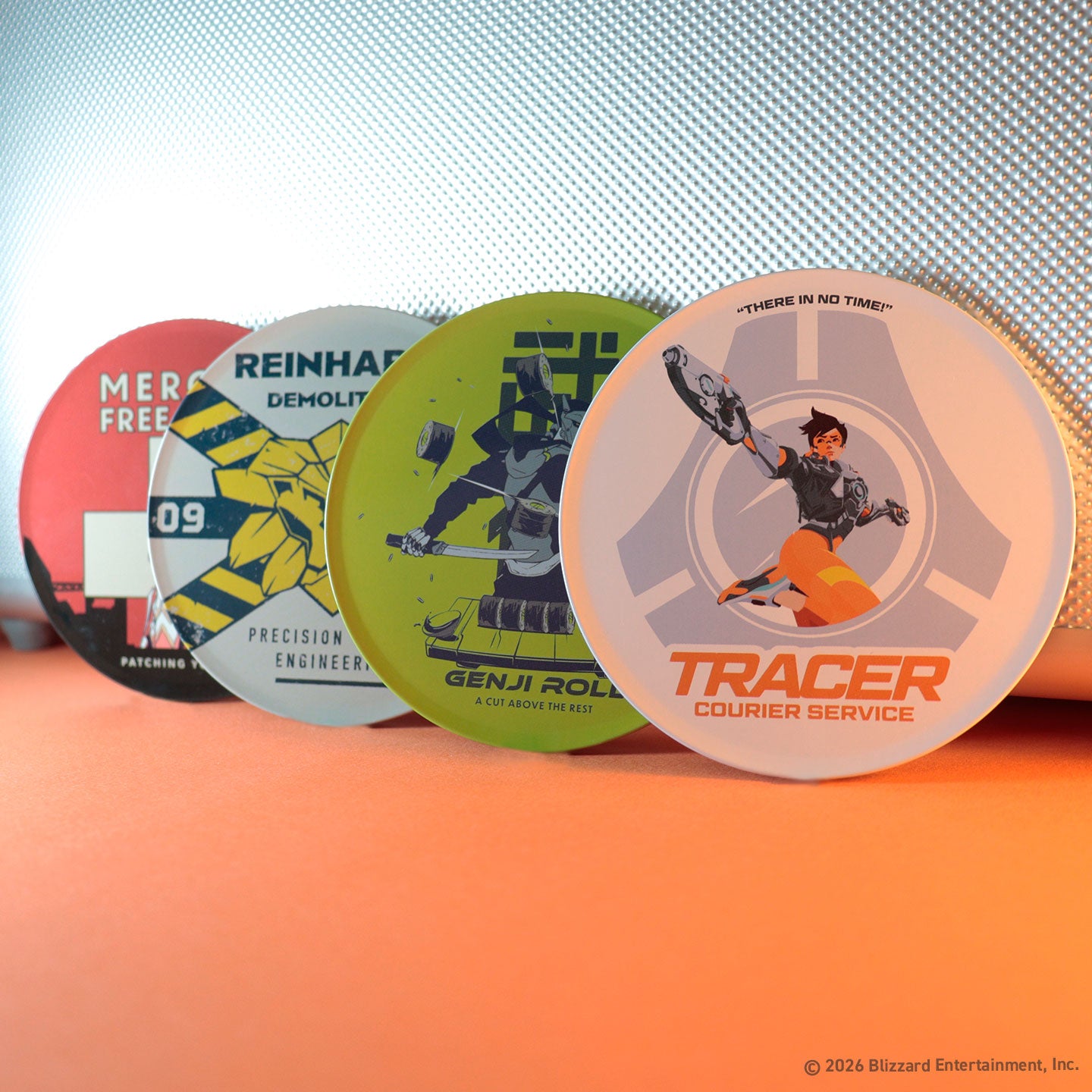 Overwatch - Set of Four Printed Metal Coasters
