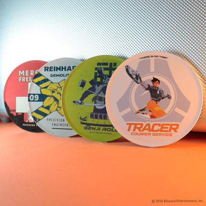 Overwatch - Set of Four Printed Metal Coasters