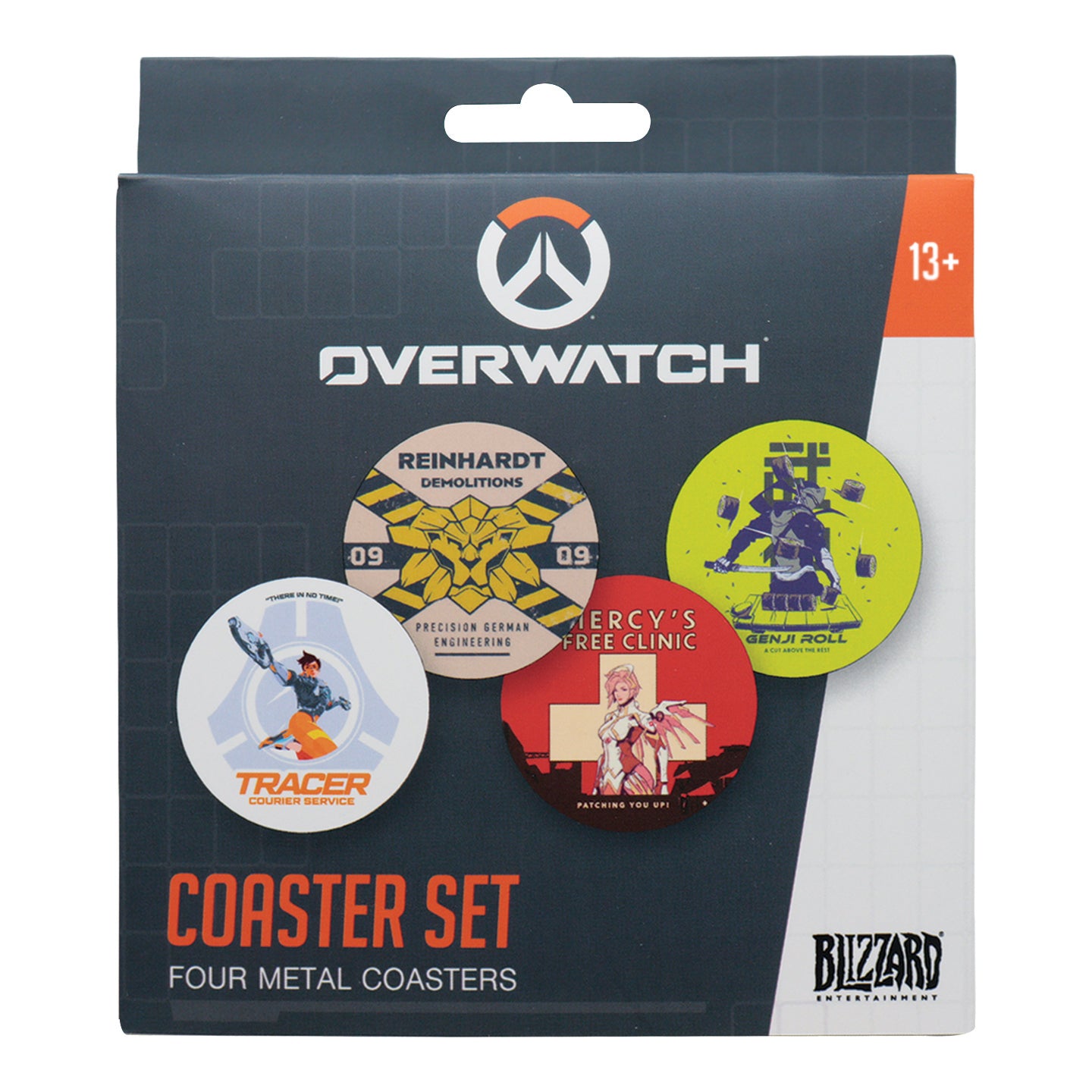 Overwatch - Set of Four Printed Metal Coasters