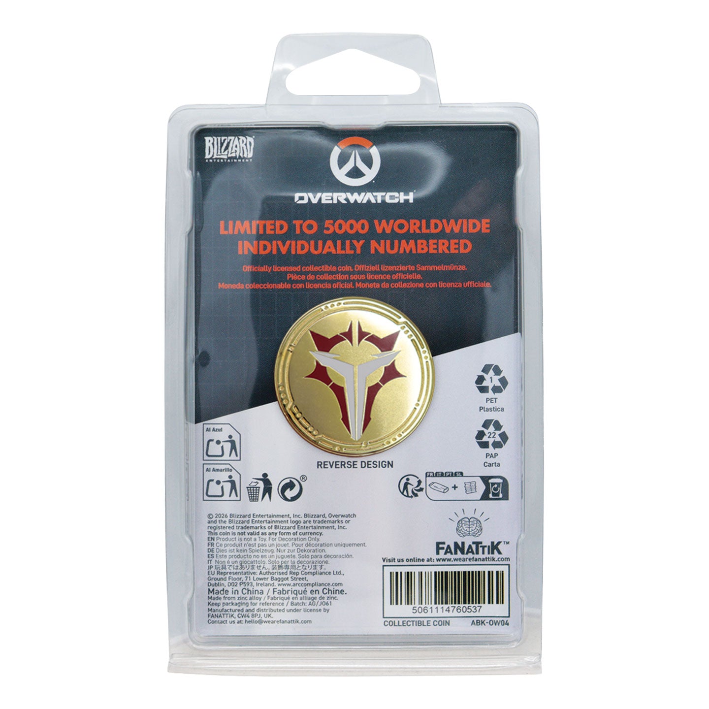 Overwatch - Limited Edition Factions Coin