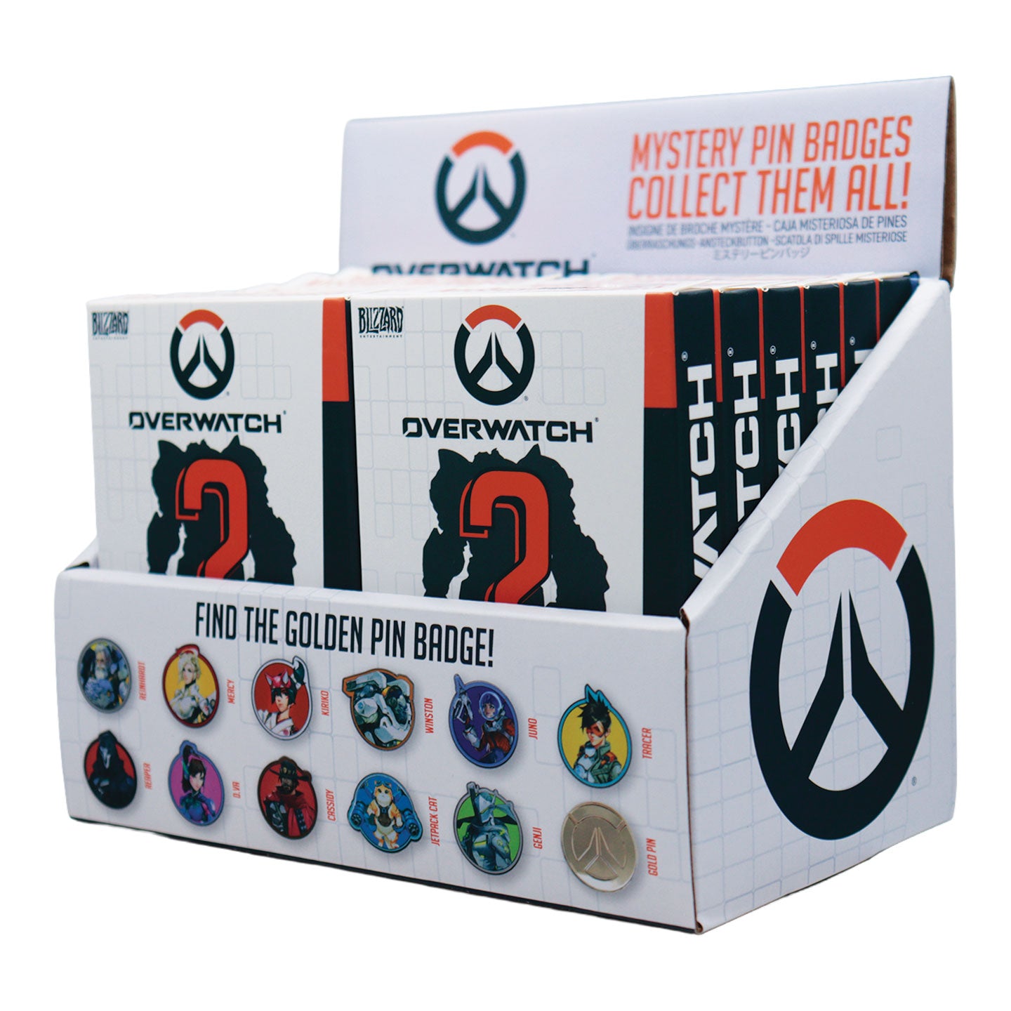 Overwatch - Mystery Pin Badge CDU of 12 Blind Boxes