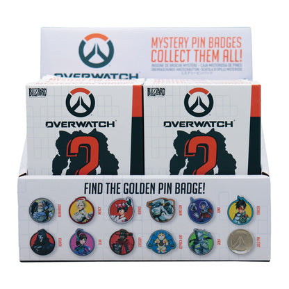 Overwatch - Mystery Pin Badge CDU of 12 Blind Boxes