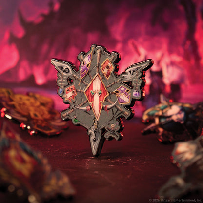 World of Warcraft - Horde Mystery Pin Badge CDU featuring 12 Blind Boxes