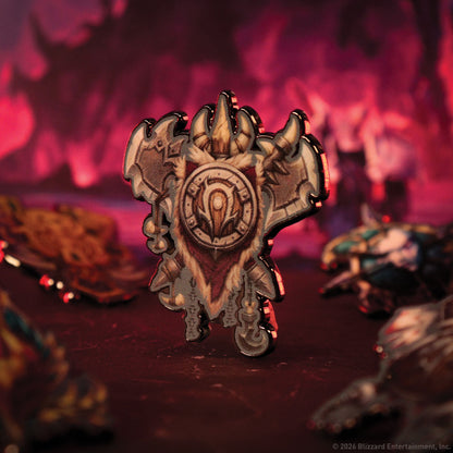 World of Warcraft - Horde Mystery Pin Badge CDU featuring 12 Blind Boxes