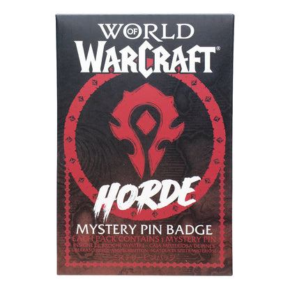 World of Warcraft - Horde Mystery Pin Badge CDU featuring 12 Blind Boxes