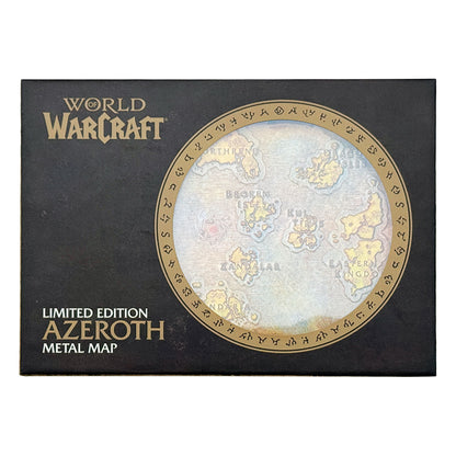 World of Warcraft - Limited Edition Metal Map of Azeroth