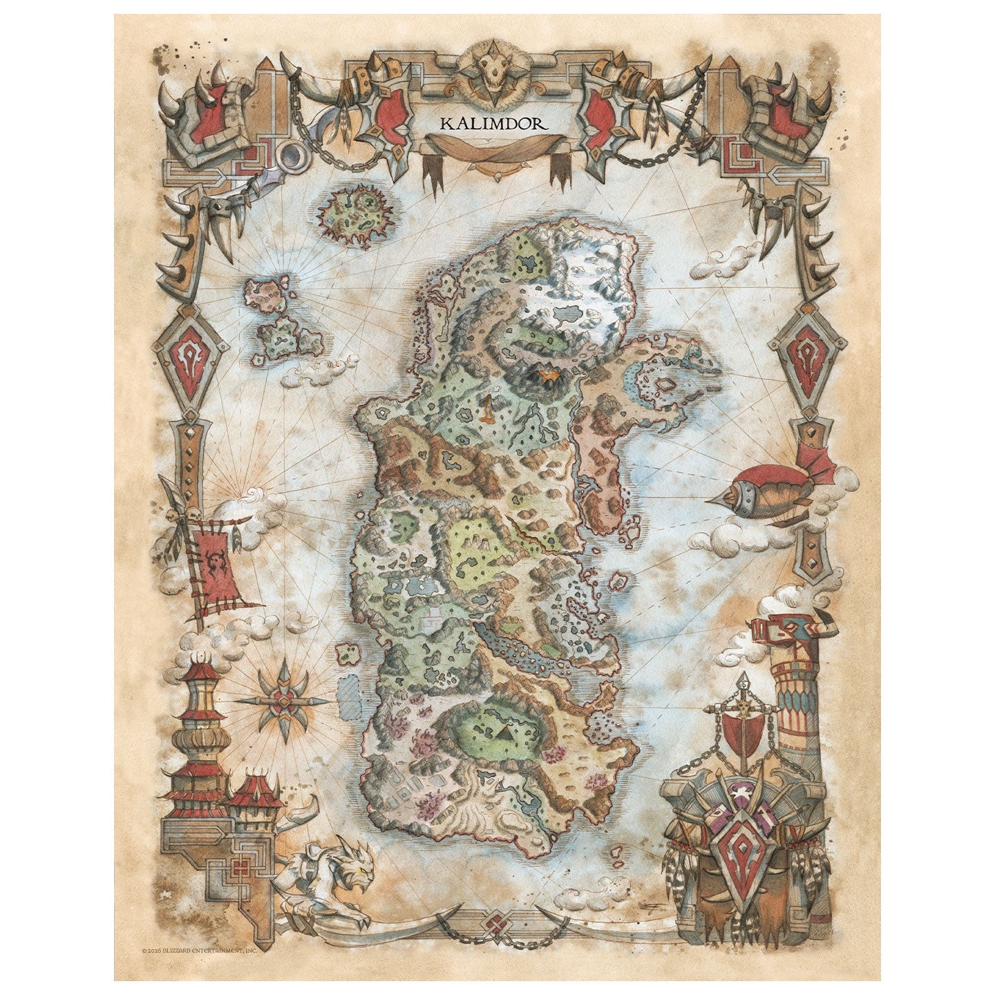 World of Warcraft - Limited Edition Lithograph Set