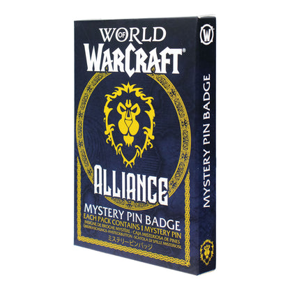 World of Warcraft - Alliance Mystery Pin Badge CDU featuring 12 Blind Boxes