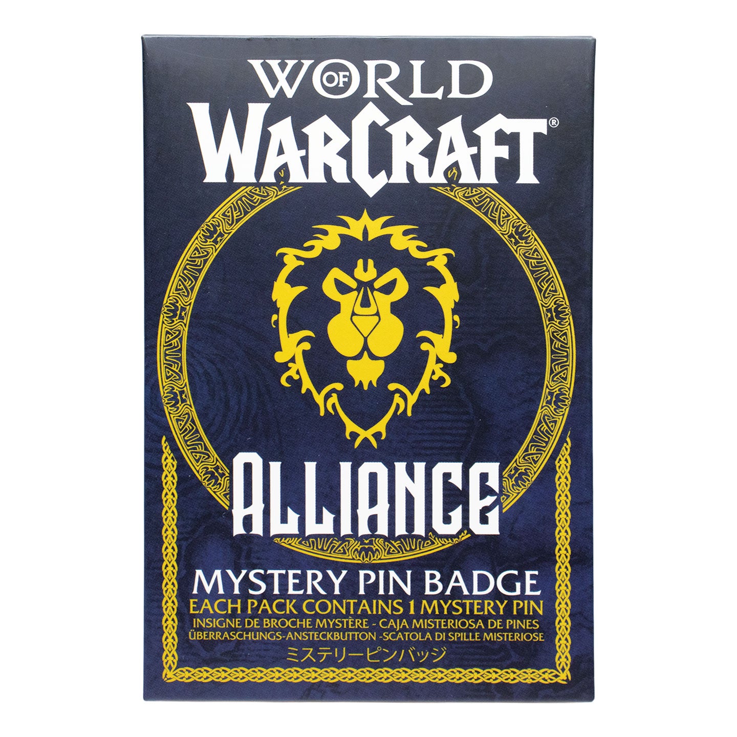 World of Warcraft - Alliance Mystery Pin Badge CDU featuring 12 Blind Boxes