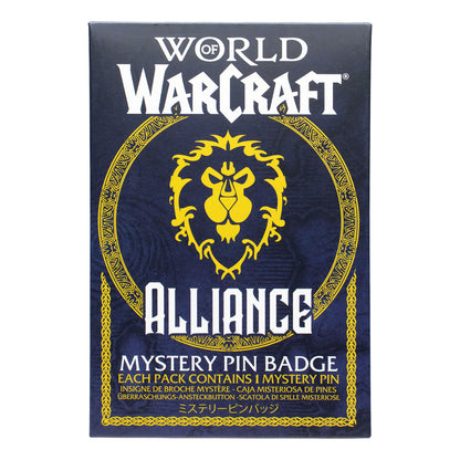 World of Warcraft - Alliance Mystery Pin Badge CDU featuring 12 Blind Boxes