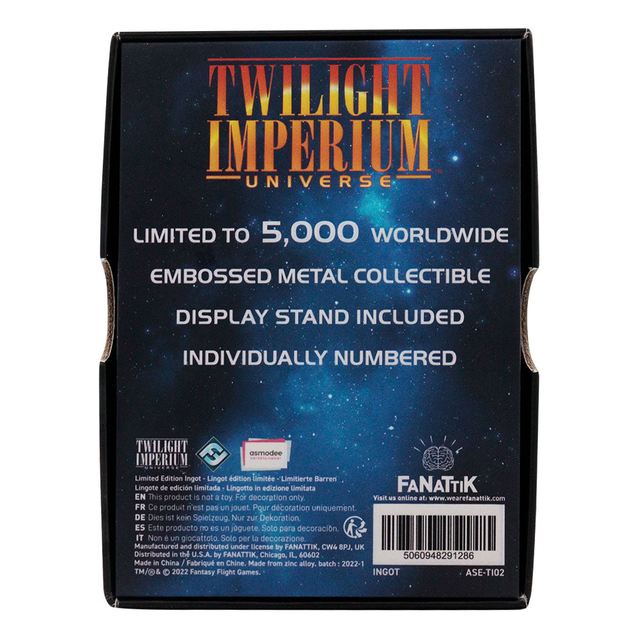 Twilight Imperium Limited Edition The Federation of Sol Ingot