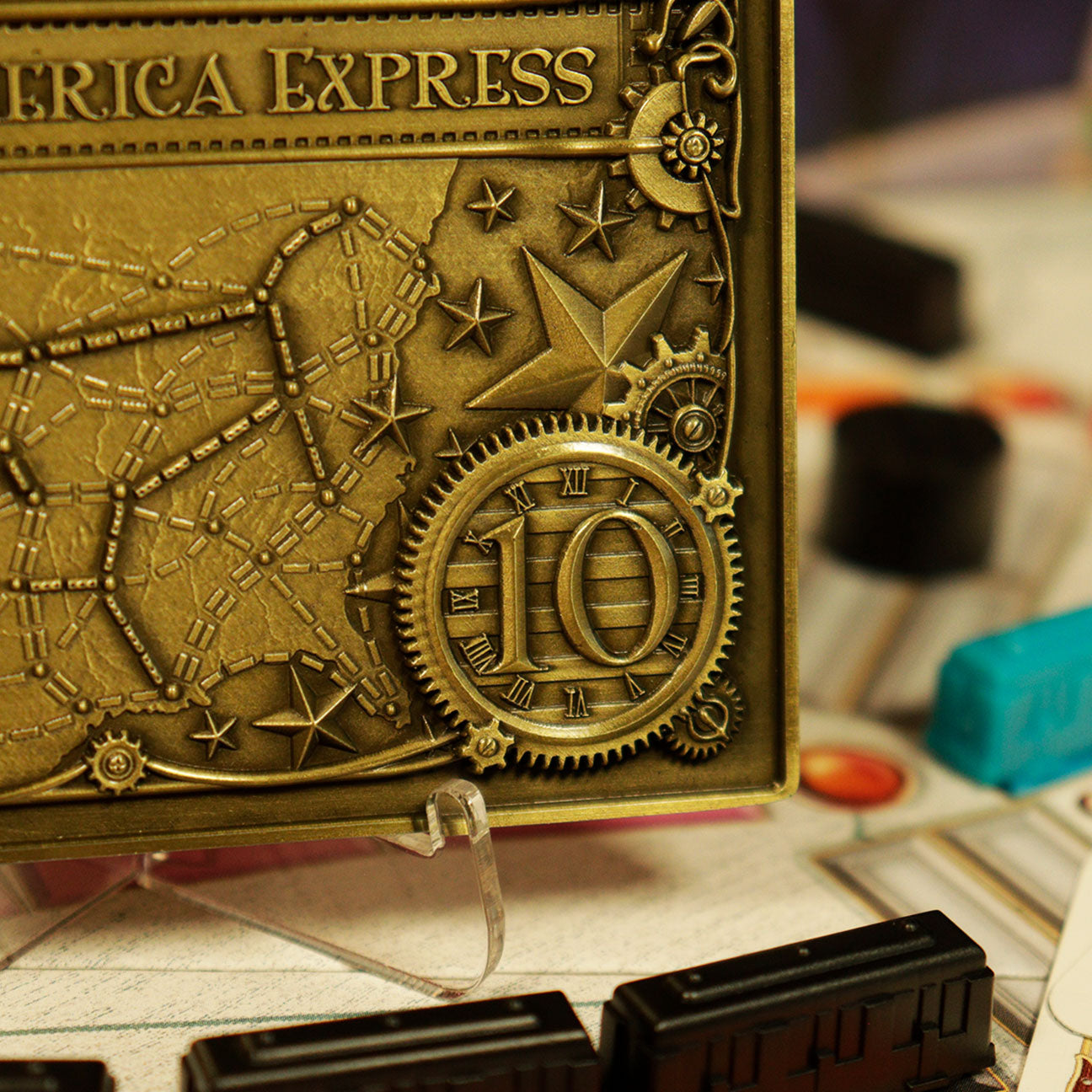 Ticket to Ride Trans American Express metal collectible ingot from Fanattik