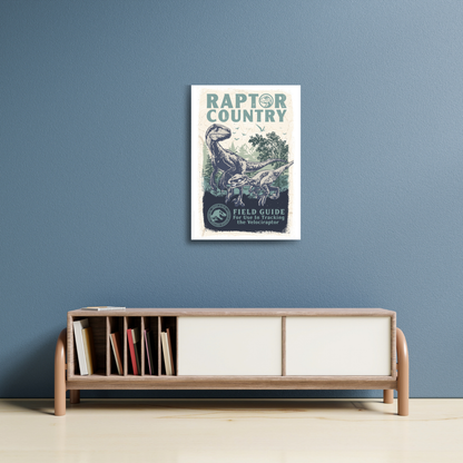 Jurassic World Raptor Country Limited Edition A3 Art Print