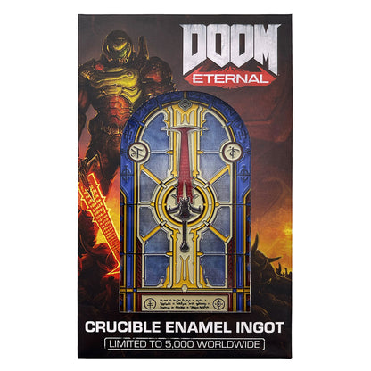 DOOM Limited Edition Crucible Sword Stained Glass Window Ingot