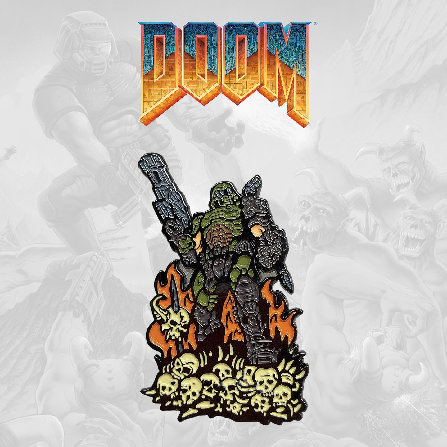 DOOM Eternal Limited Edition Doom Slayer Enamel Pin Badge