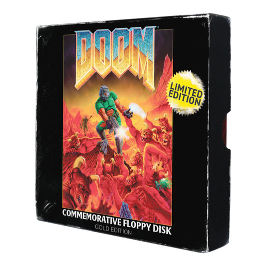 DOOM - Floppy Disk Limited Edition Imitation Gold Plated Replica