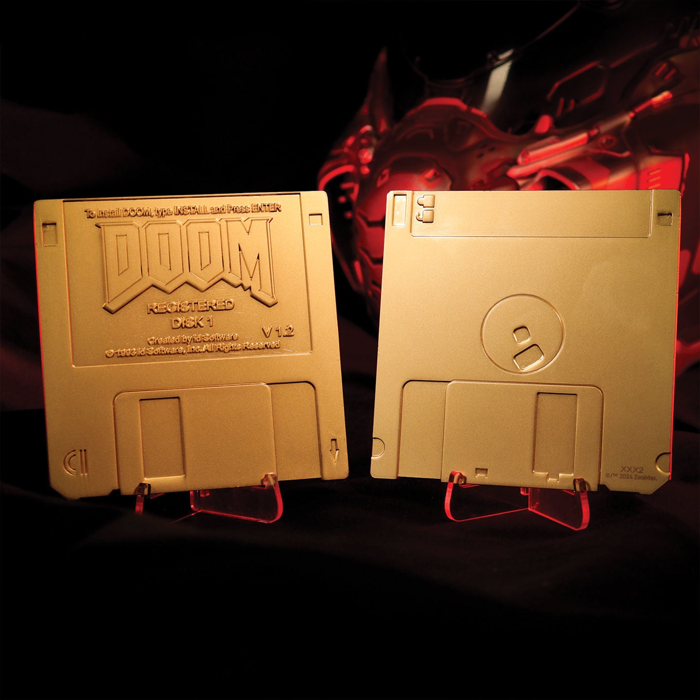 DOOM - Floppy Disk Limited Edition Imitation Gold Plated Replica