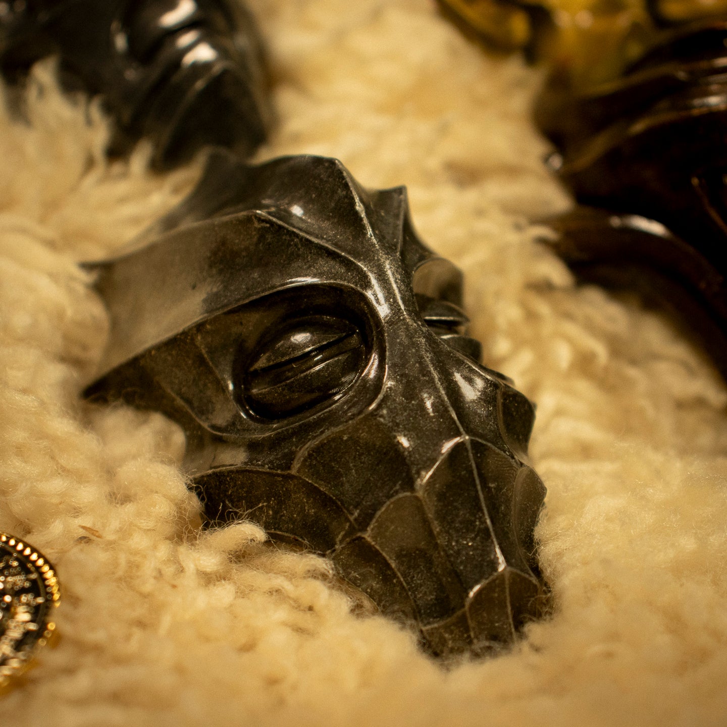 The Elder Scrolls V: Skyrim Set of 4 Scaled Replica Dragon Priest Masks