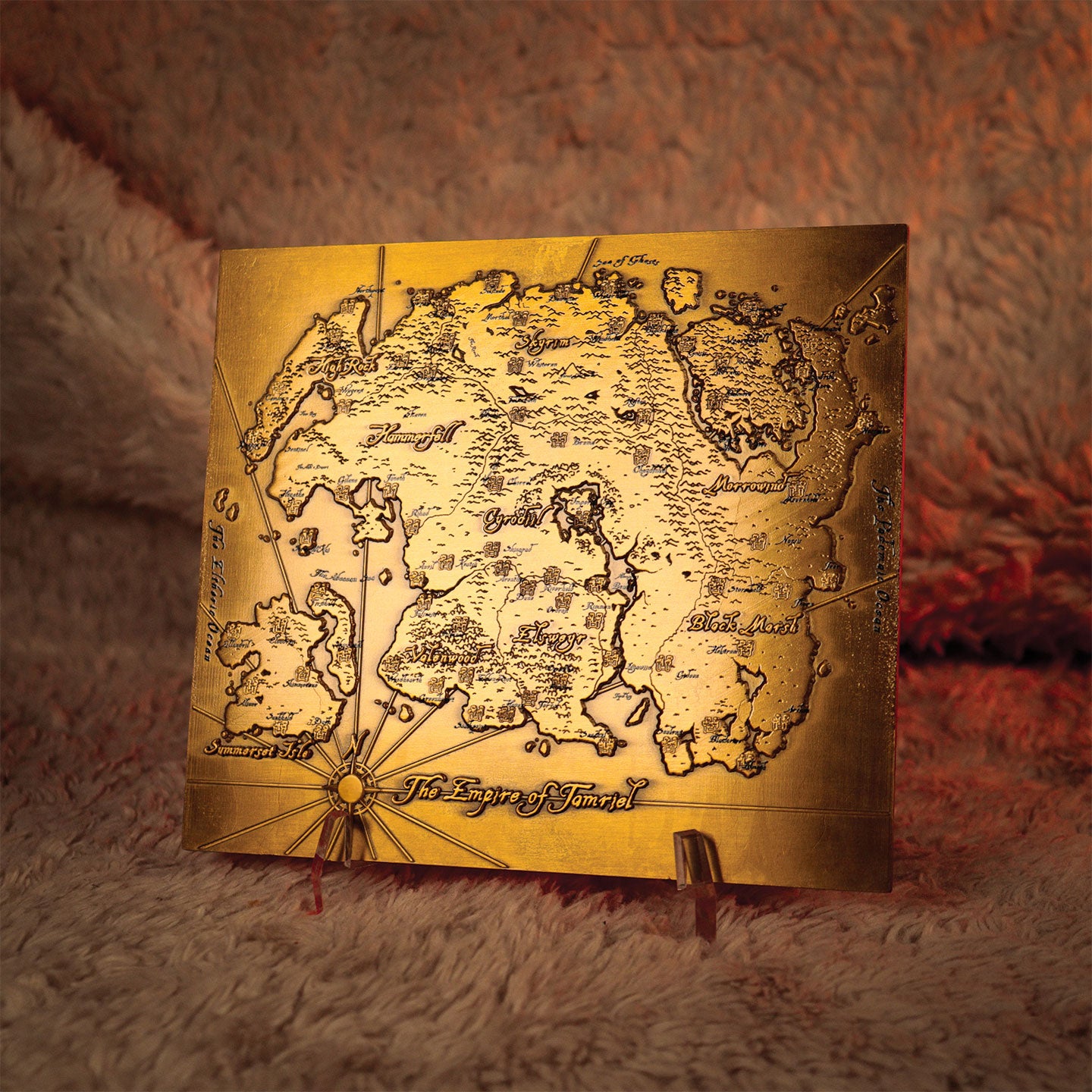 The Elder Scrolls – Limited Edition Metal Map of Tamriel