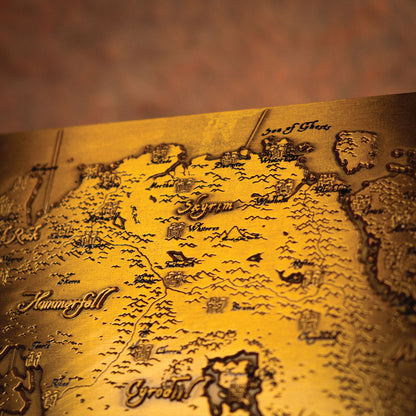 The Elder Scrolls – Limited Edition Metal Map of Tamriel
