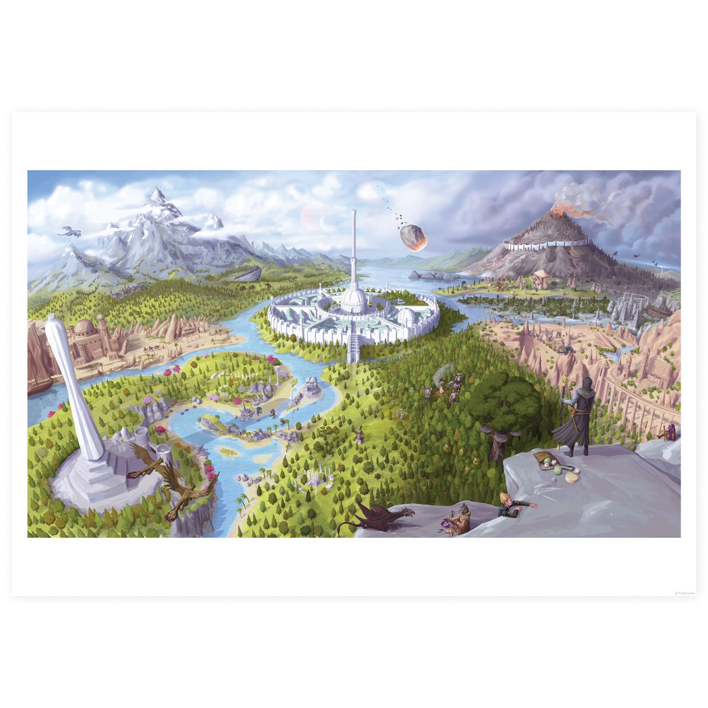 Elder Scrolls Oblivion Art Print