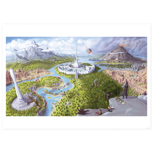 Elder Scrolls Oblivion Art Print