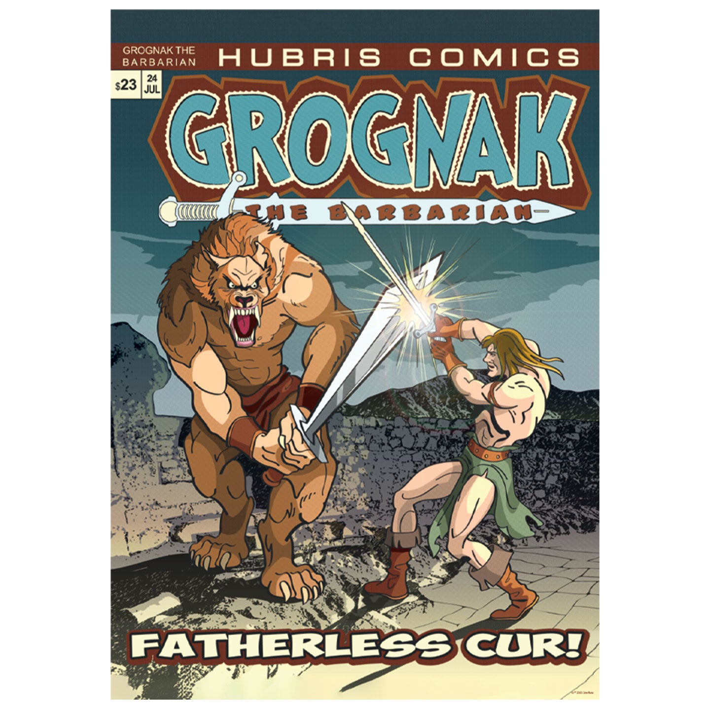 Fallout Grognak Limited Edition A3 Art Print