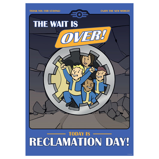Fallout Reclamation Day A3 Art Print