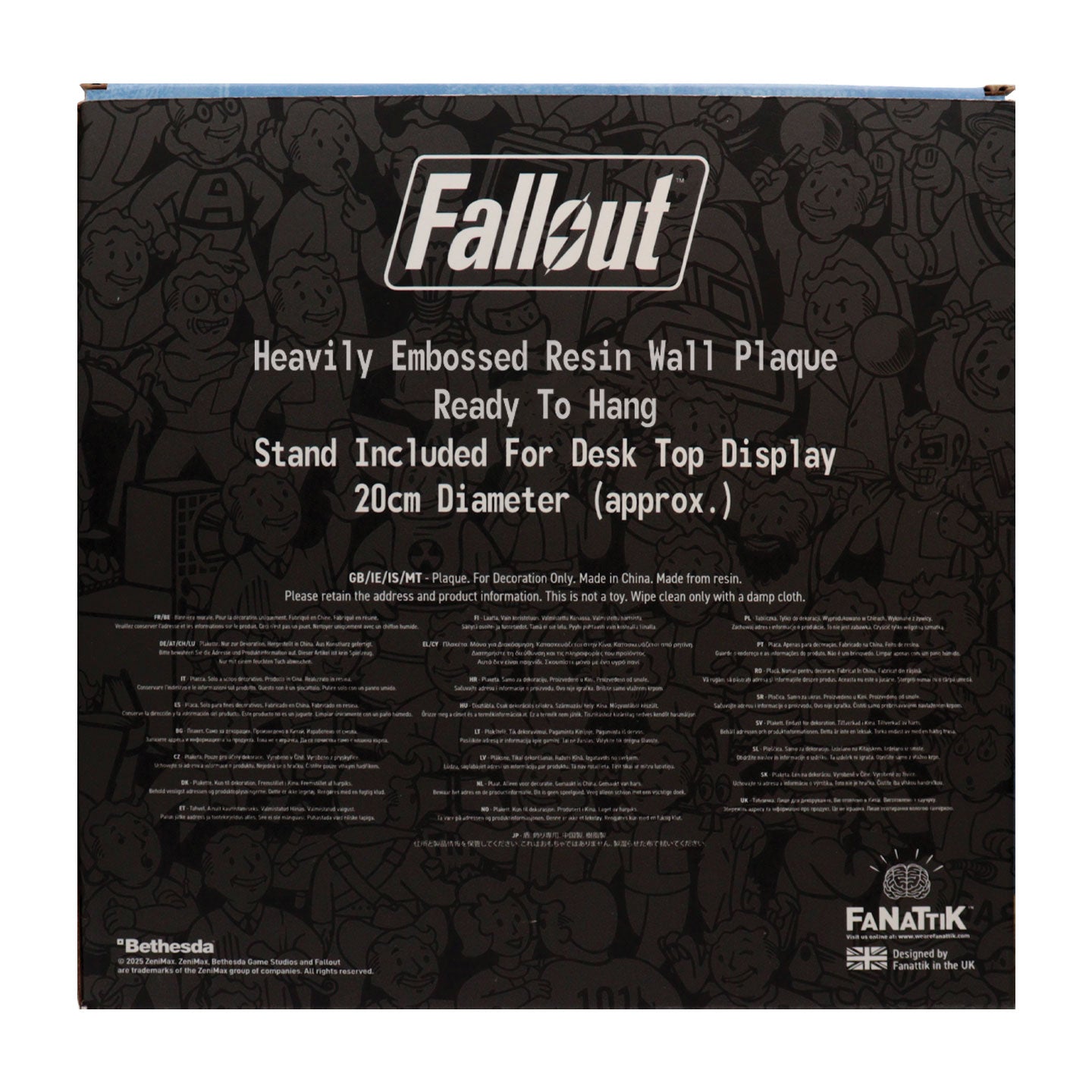 Fallout Vault Boy Resin Plaque