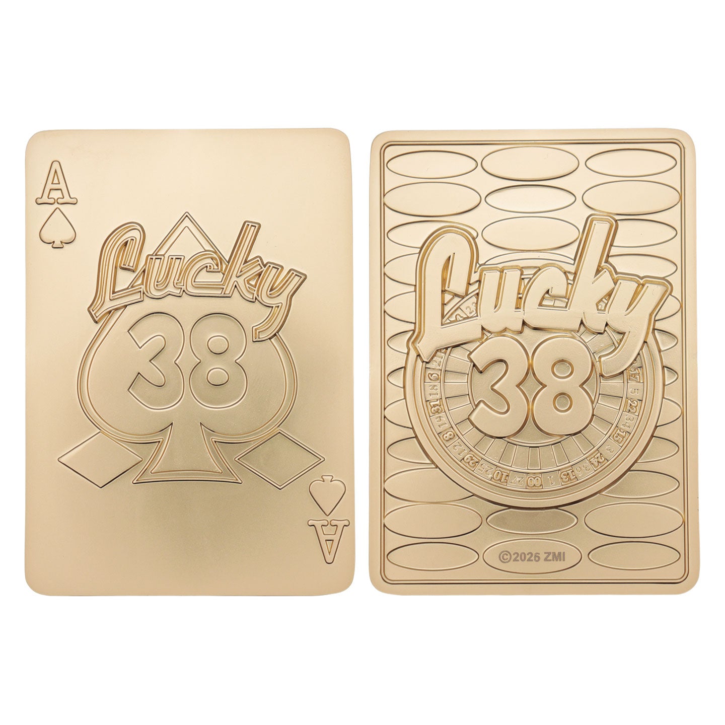 Fallout: New Vegas - Lucky 38 Imitation Gold Casino Set