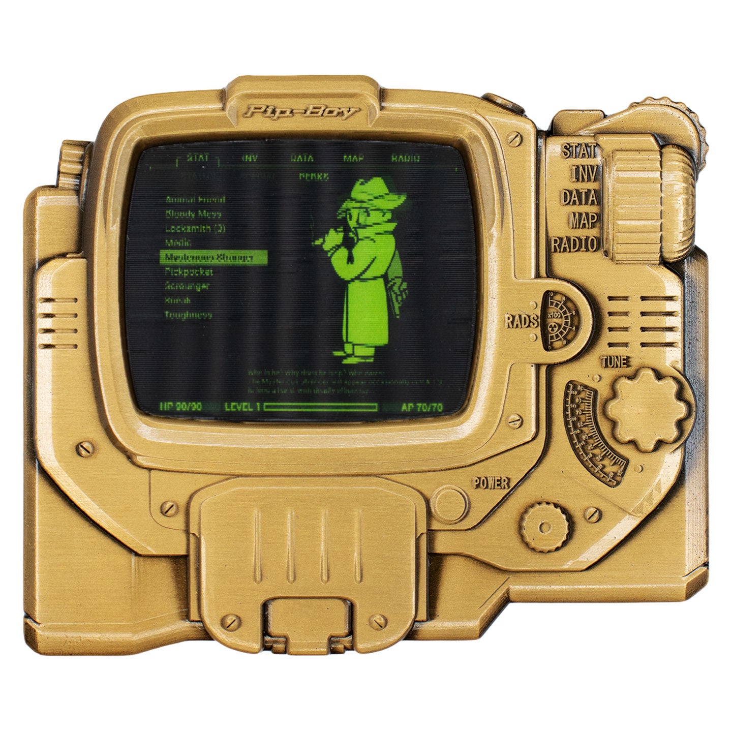 Fallout - Pip-Boy Limited Edition Lenticular Ingot – Mysterious Stranger Variant